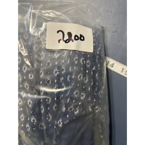 Time And Tru Blue Spaghetti Strap Dress S (4-6) Beachy Boho vacation Resort Crui - Picture 10 of 10